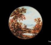 Декоративная тарелка "Тоскана пейзаж", 1224/2-4, Anton Weidl Gloriа