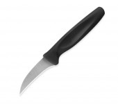 Нож для чистки овощей 6 см, рукоятка черная