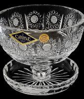 Салатник на ножке 11 см, хрусталь, Aurum Crystal