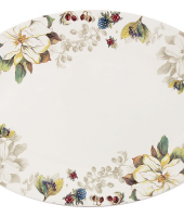 Блюдо овальное Магнолия