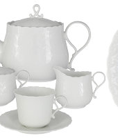 Чайниый сервиз из 17 предметов на 6 персон Шёлк