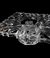 Блюдо на ножке "Glacier", хрусталь, Bohemia Jihlava