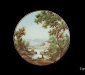 Декоративная тарелка "Тоскана пейзаж", 1224/2-3, Anton Weidl Gloriа