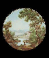 Декоративная тарелка "Тоскана пейзаж", 1224/2-3, Anton Weidl Gloriа