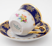 Набор чашек для чая, 6 шт, Мэри-Энн "Кобальт", 0086, Leander