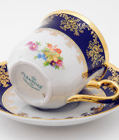 Набор чашек для чая, 6 шт, Мэри-Энн "Кобальт", 0086, Leander