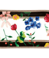 Тарелка сервировочная (чёрный) Contessa в подарочной упаковке