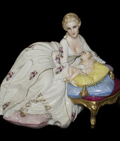 Статуэтка "Мама Лаура" белый, Elite & Fabris