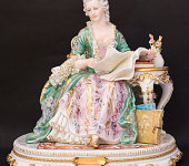 Скульптура "Мадам Помпадур", Tiche Porcellane