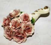 Рог изобилия с розами, Artigiano Capodimonte 