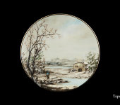 Декоративная тарелка "Тоскана пейзаж", 1224/2-2, Anton Weidl Gloria