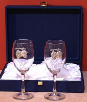 Набор бокалов для вина на 2 персоны, Chinelli