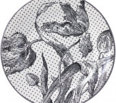 Тарелка обеденная "Аллюр - Тюльпаны", Gien