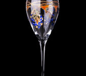 Набор бокалов для белого вина Тифани Блю, 6 шт, 107К02, стекло, Top Line /Нагель