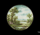 Декоративная тарелка "Тоскана пейзаж", 1224/2-1, Anton Weidl Gloria