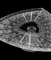 Блюдо хрустальное на ножке, 31 см, Aurum Crystal