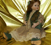 Фарфоровая кукла "Линда", Marigio