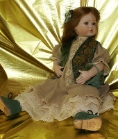 Фарфоровая кукла "Линда", Marigio