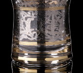 Набор стаканов для виски, Платина/Золото, P/40, 6 шт, Timon, Италия