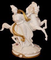 Статуэтка "Амазонка", Porcellane Principe