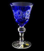 Рюмки для ликёра синие 6 шт, Aurum Crystal s.r.o.