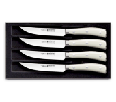 Набор ножей для резки мяса 4 шт. "Ikon Cream White", Wuesthof