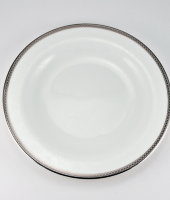 Набор тарелок десертных "Серебряная вышивка" 21 см, 6 шт, Royal Bone China