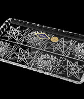 Поднос хрустальный, 19 см, Aurum Crystal