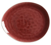 Тарелка овальная Artisan (Гранатовый) без инд.упаковки