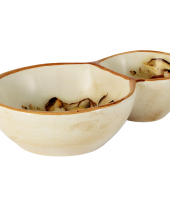 Блюдо 2-х секционное для оливок "Зимние яблоки", LCS      