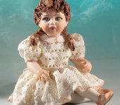 Фарфоровая кукла "Розелла", Sibania