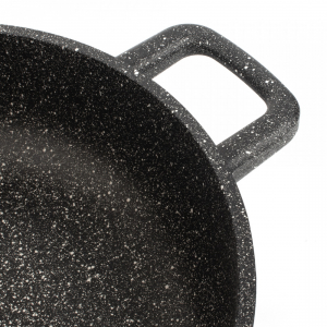 201.24IND Сковорода глубокая, для индукционных плит, с антипригарным покрытием, диам. 24 см, высота 8 см, фиксированная ручка, литой алюминий, толщина дна 8 мм item