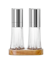 Набор мельниц для перца и соли, MENAGE CRYSTAL, на подставке, размер 13,5х6,7х17,5 см