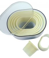 Набор рифленных фрез - Овал, De Buyer