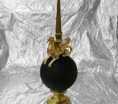 Статуэтка "Гриффон сидящий на шаре", Ceramiche Dal Pra