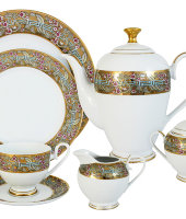 Чайный сервиз 42/12 "Розовый берег", Midori                    
