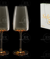 Набор бокалов для вина (2 шт)"Lord"Карамель