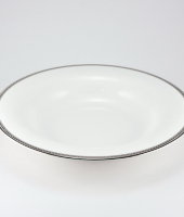Набор тарелок суповых "Серебряная вышивка" 24 см, 6 шт, Royal Bone China