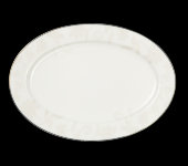 Блюдо овальное "Белый лотос", 31 см, Royal Aurel