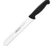 Нож хлебный 20 см, рукоятка - черная, Arcos