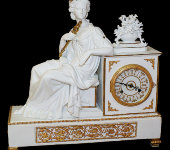 Часы каминные "Империя", Tiche Porcellane