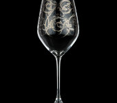 Бокал для вина, G90P-323 PLATINUM, 300 мл, набор 6 шт, стекло с платиной, Combi