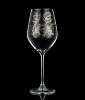 Бокал для вина, G90P-323 PLATINUM, 300 мл, набор 6 шт, стекло с платиной, Combi