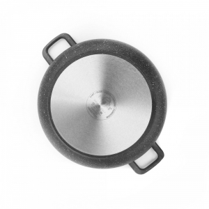 203.28IND Сотейник с двумя ручками, для индукционных плит, с антипригарным покрытием, диам. 28 см, высота 8 см, объем 4л, литой алюминий, толщина дна 8 мм item