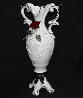 Ваза "Красные розы", Ceramiche Ferraro