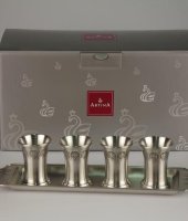 Набор из 4-х стопок на подносе "Резиденция", 16219, Artina