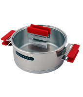 Кастрюля "Рэйнбоу" красный 1л, Silampos