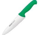 Нож кухонный "Шеф" 20 см, рукоятка - зеленая, Arcos