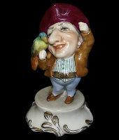 Статуэтка "Гном с попугаем", Elite & Fabris