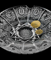 Пепельница 12 см, хрусталь, Aurum Crystal
